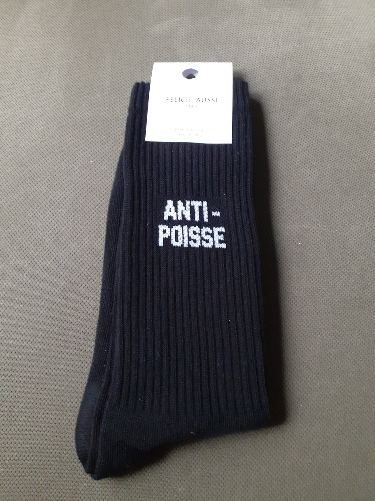 Félicie Aussi - Chaussettes - ANTI-POISSE - noir 40/45