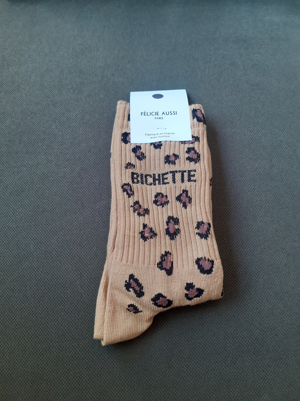 Félicie Aussi - Chaussettes - BICHETTE - léopard 36/40