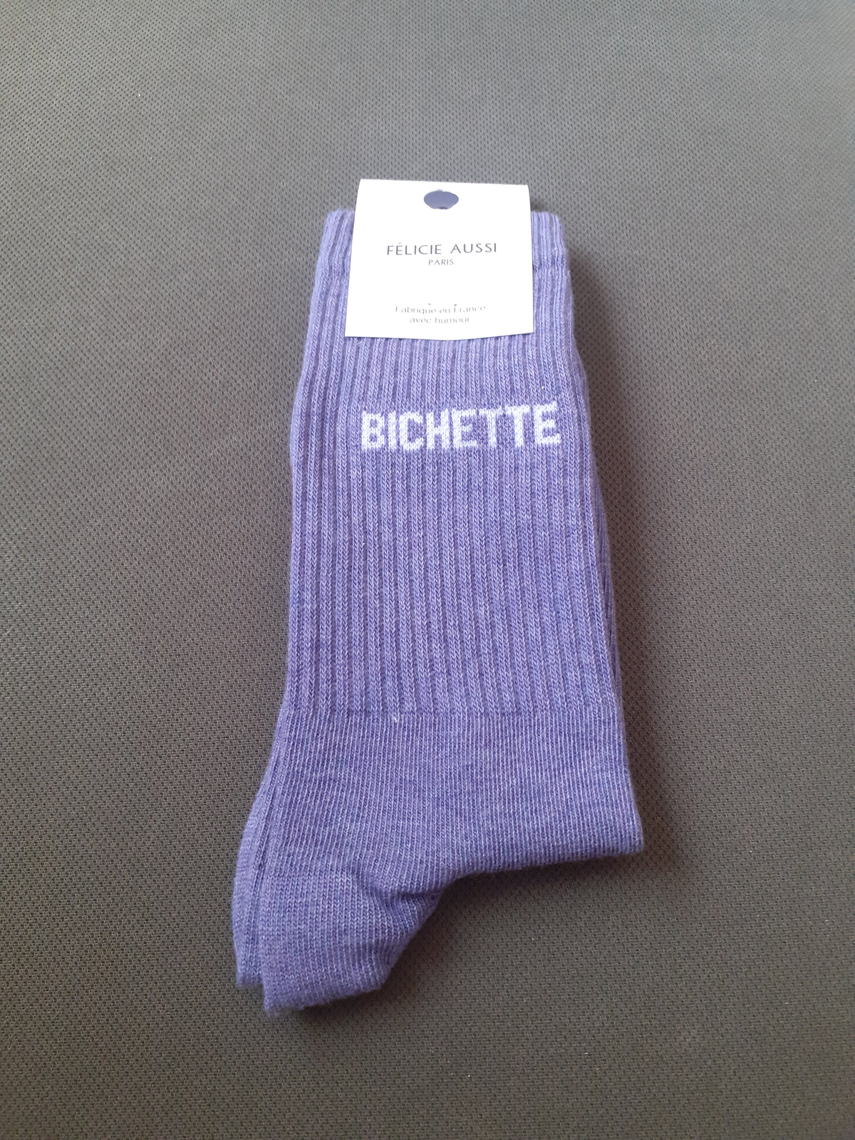 Félicie Aussi - Chaussettes - BICHETTE - mauve chiné 36/40