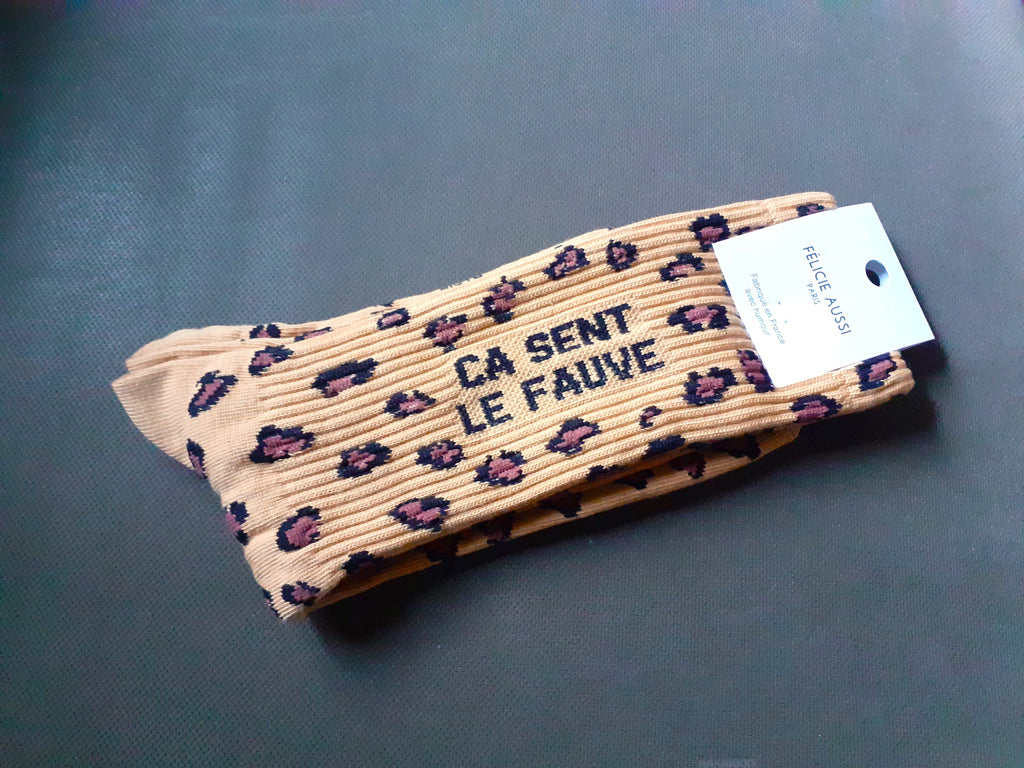 Félicie Aussi - Chaussettes - Ça sent le Fauve - léopard 40/45