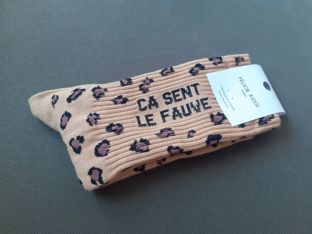 Félicie Aussi - Chaussettes - Ça sent le Fauve - léopard 36/40
