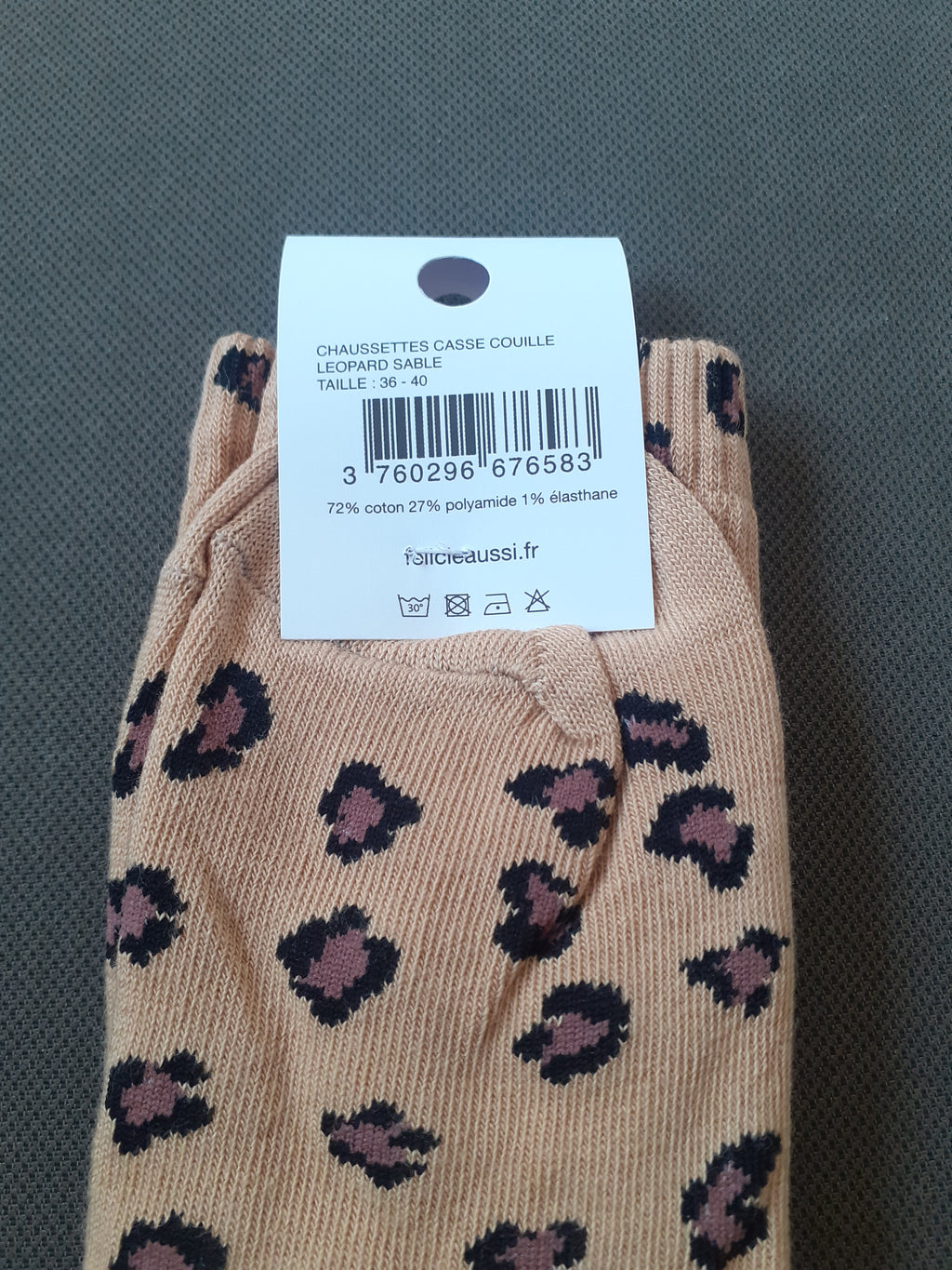 Félicie Aussi - Chaussettes - CASSE COUILLE - léopard 36/40