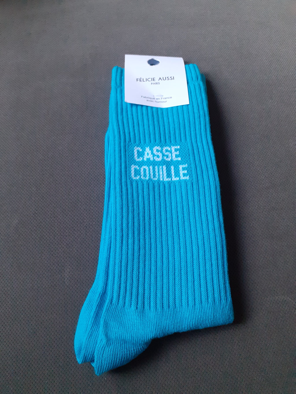 Félicie Aussi - Chaussettes - CASSE COUILLE - turquoise 40/45