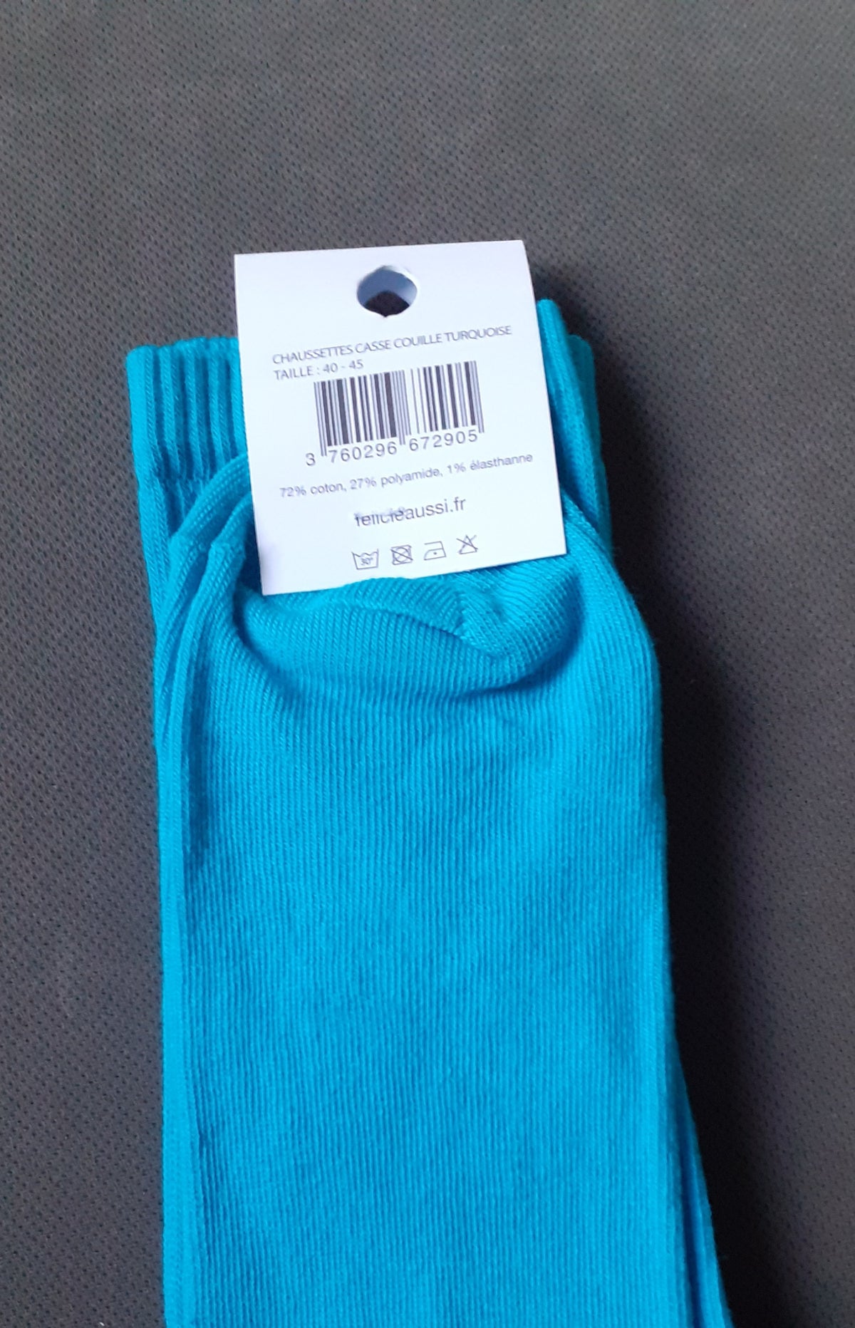 Félicie Aussi - Chaussettes - CASSE COUILLE - turquoise 40/45
