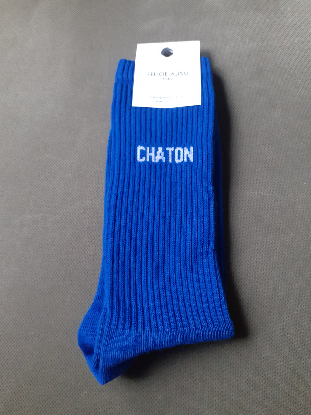 Félicie Aussi - Chaussettes - CHATON - bleu 40/45