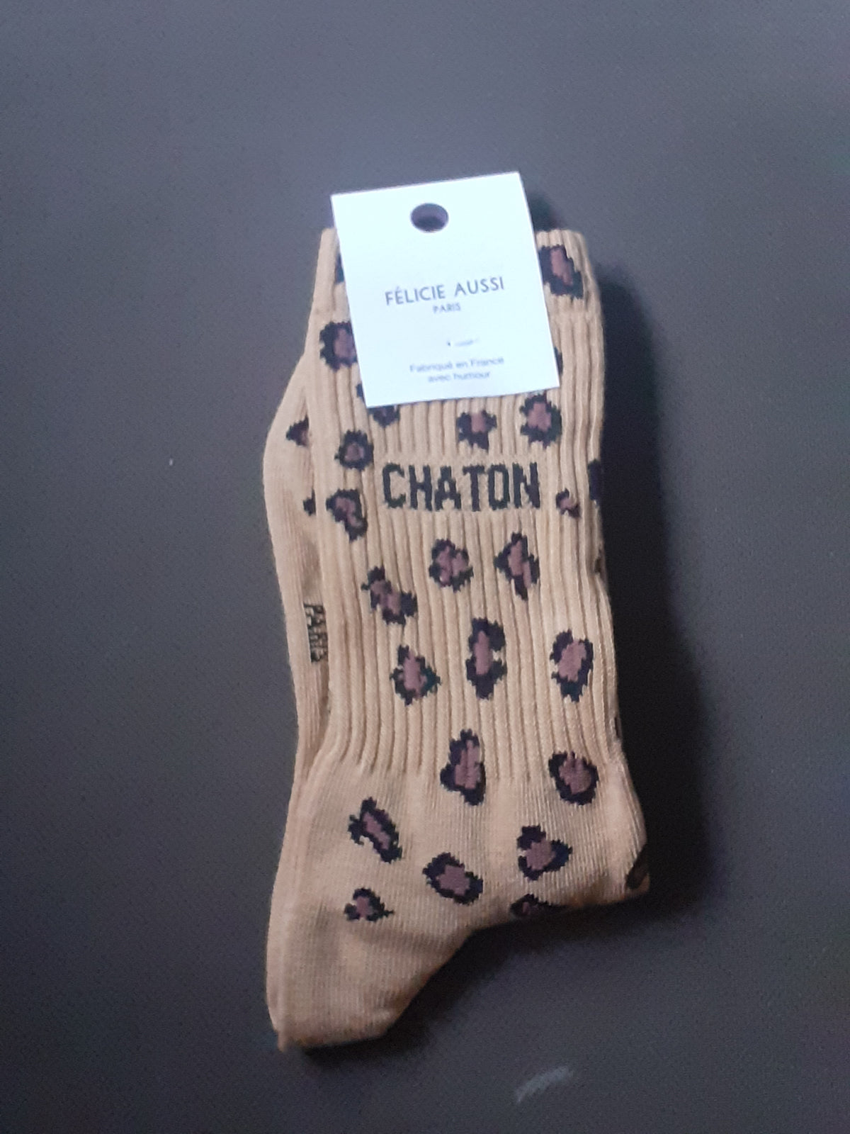 Félicie Aussi - Chaussettes - CHATON - léopard 36/40