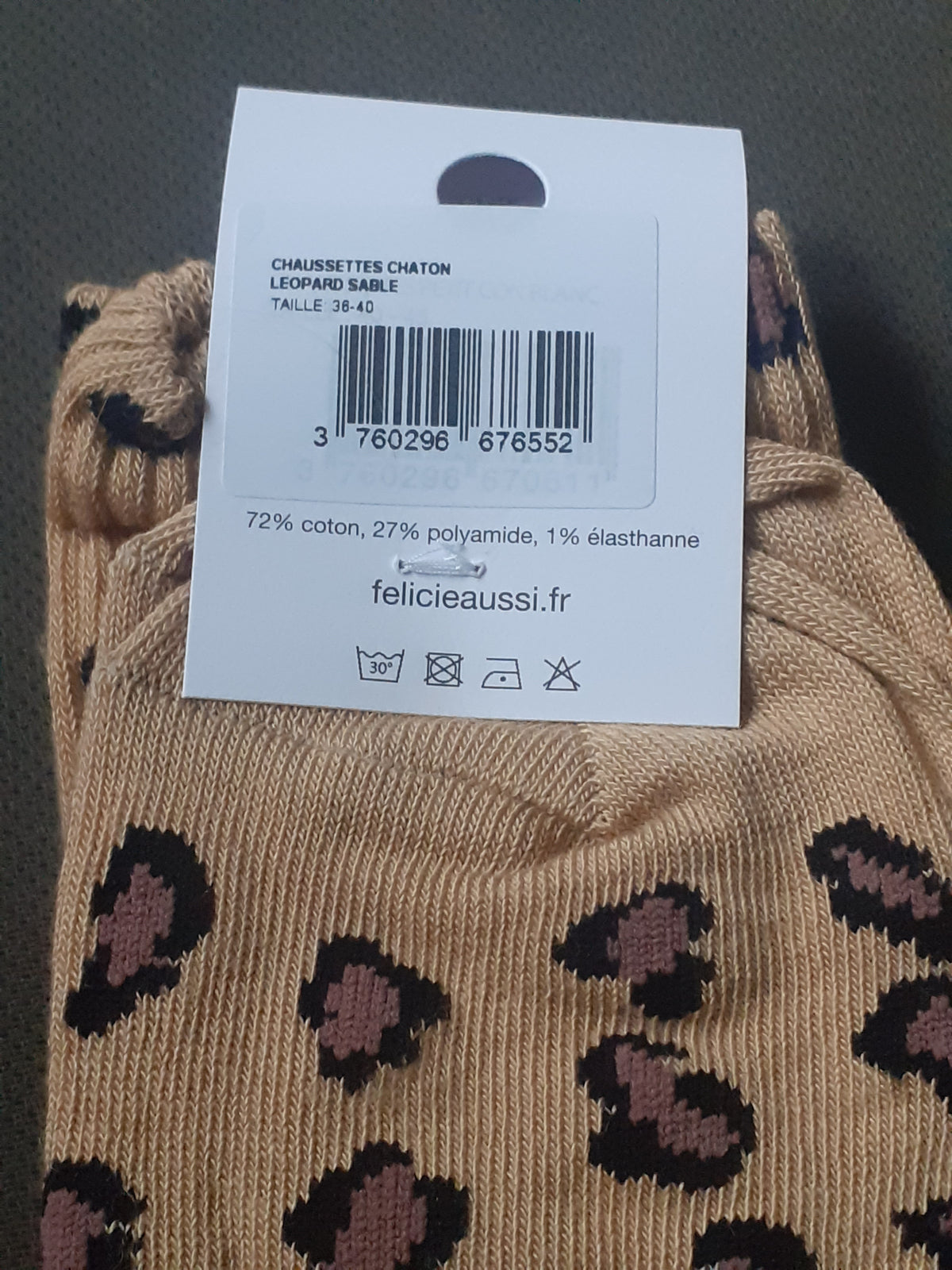 Félicie Aussi - Chaussettes - CHATON - léopard 36/40