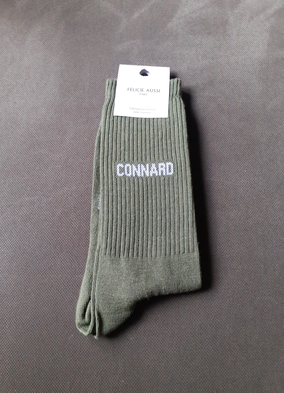 Félicie Aussi - Chaussettes - CONNARD - kaki 40/45