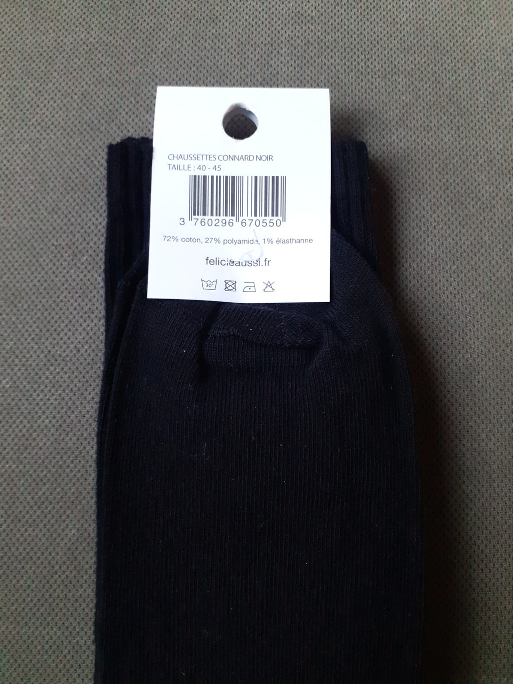 Félicie Aussi - Chaussettes - CONNARD - noire 40/45
