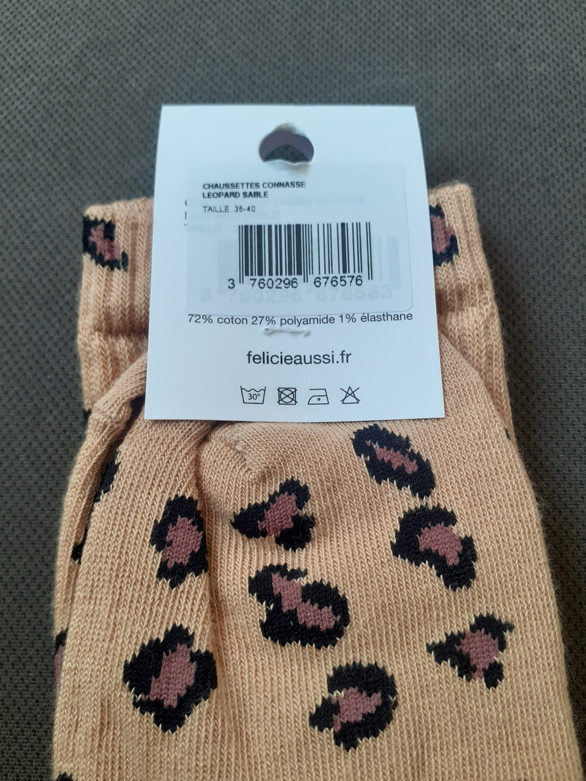 Félicie Aussi - Chaussettes - CONNASSE - léopard 36/40