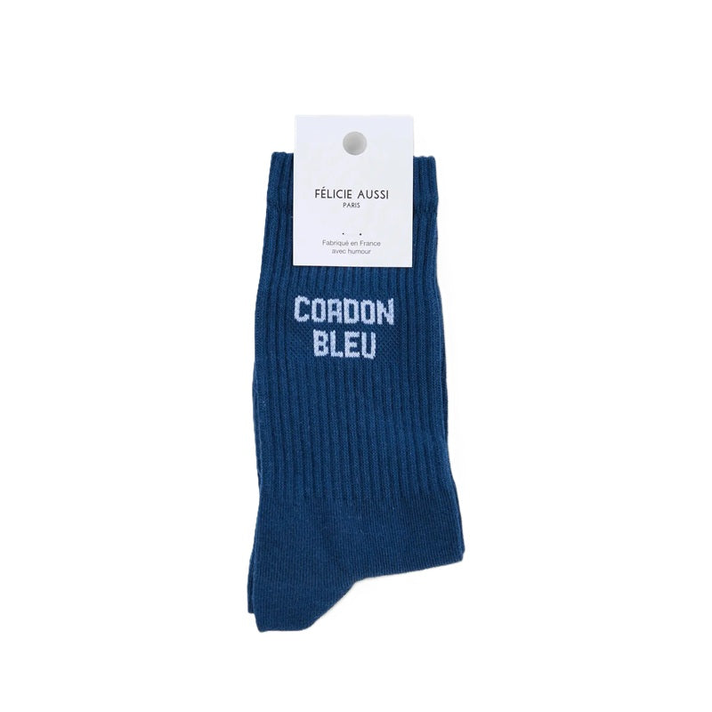 Félicie Aussi - Chaussettes - CORDON BLEU - bleu de Prusse 40/45