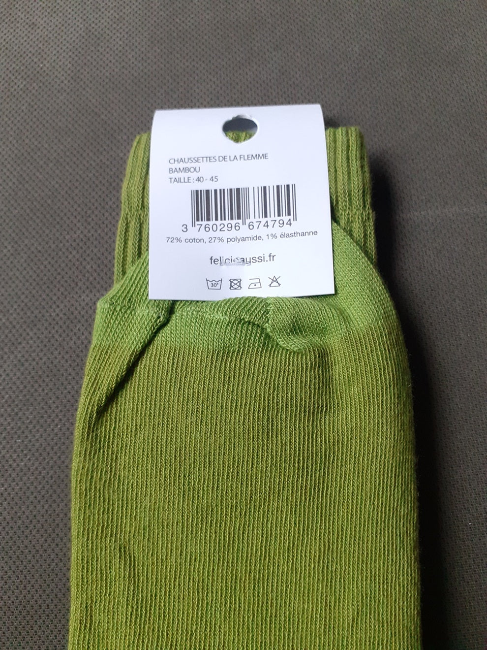 Félicie Aussi - Chaussettes - De La FLEMME - bambou 40/45