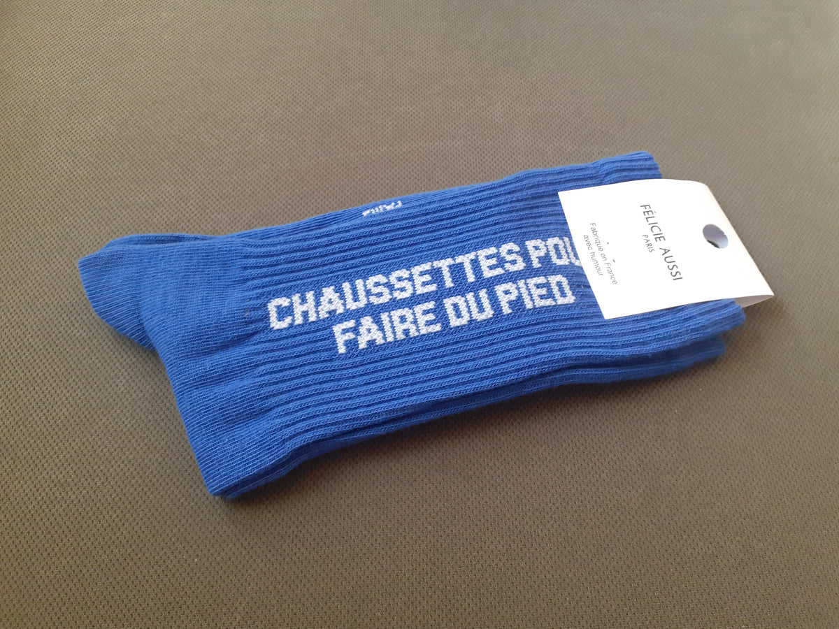 Félicie Aussi - Chaussettes - Pour Faire du Pied - cobalt 36/40