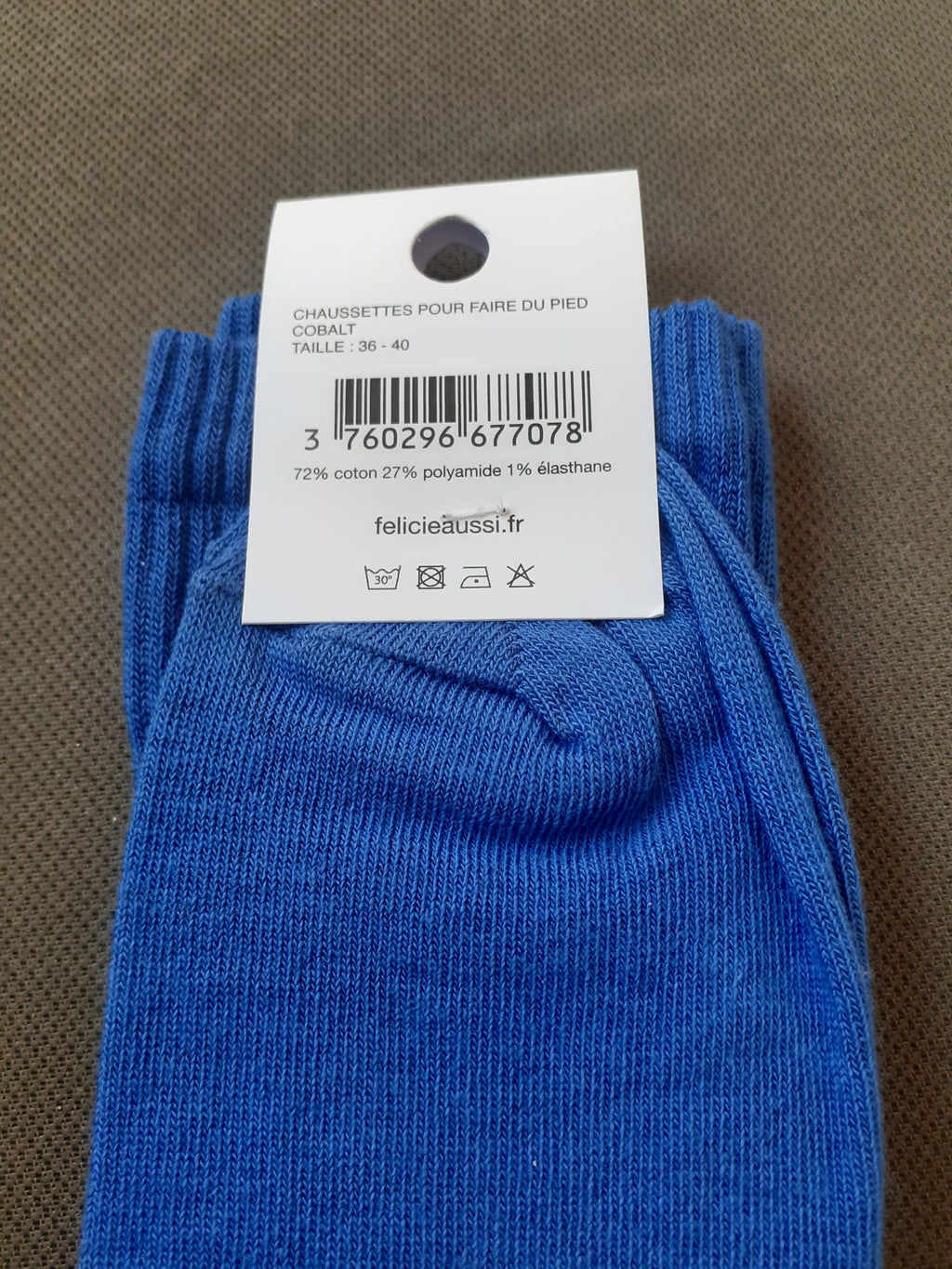 Félicie Aussi - Chaussettes - Pour Faire du Pied - cobalt 36/40