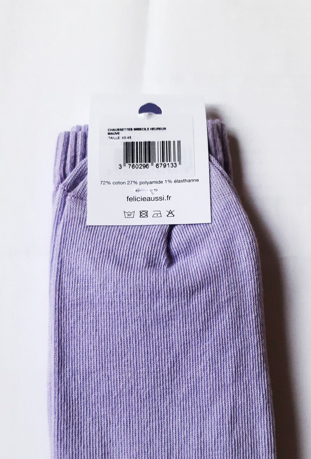 Félicie Aussi - Chaussettes - Imbécile Heureux - lilas 40/45