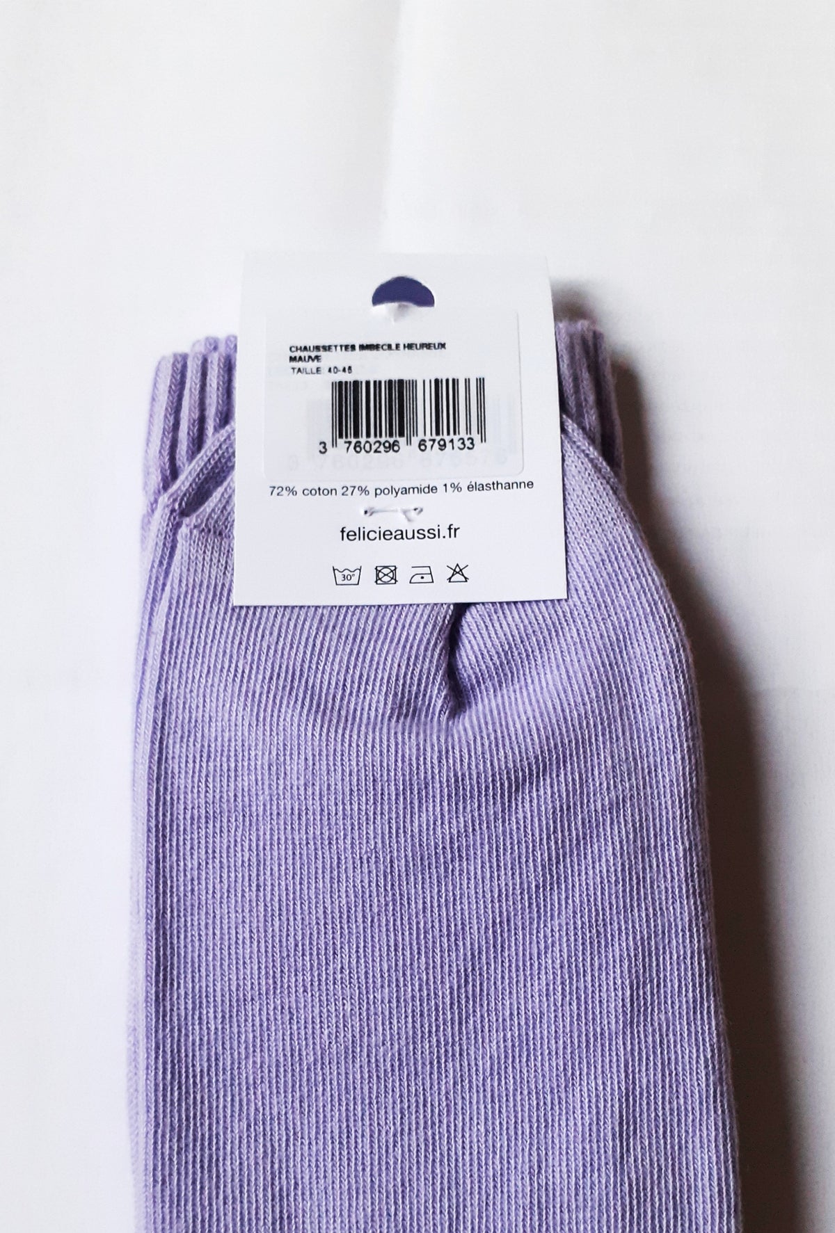 Félicie Aussi - Chaussettes - Imbécile Heureux - lilas 40/45