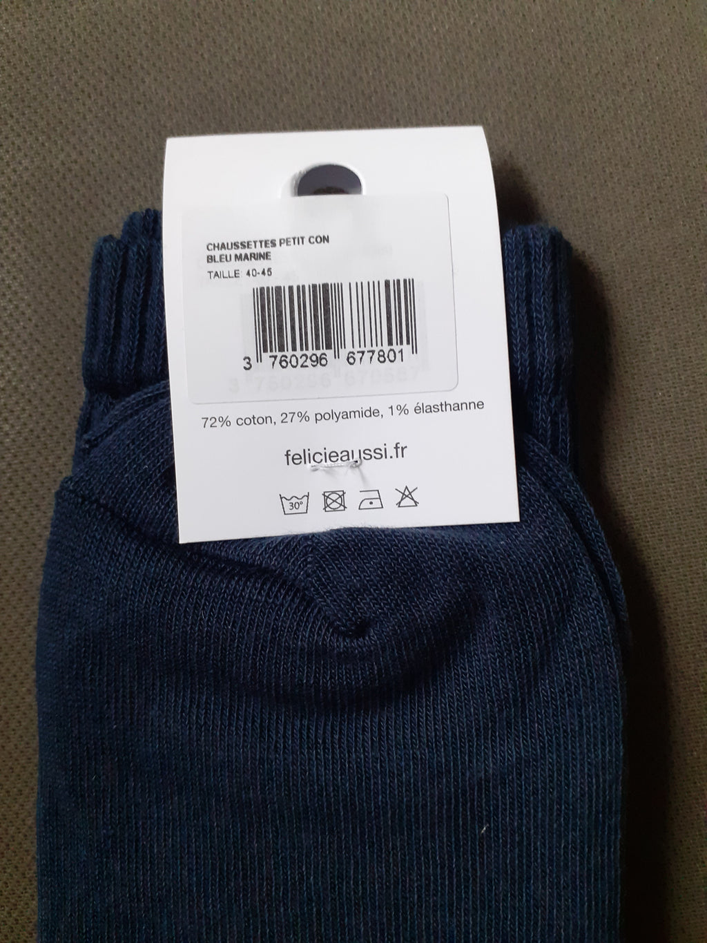 Félicie Aussi - Chaussettes - PETIT CON - bleu marine 40/45