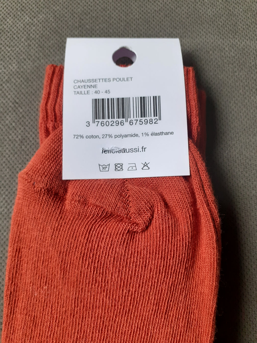 Félicie Aussi - Chaussettes - POULET - cayenne 40/45