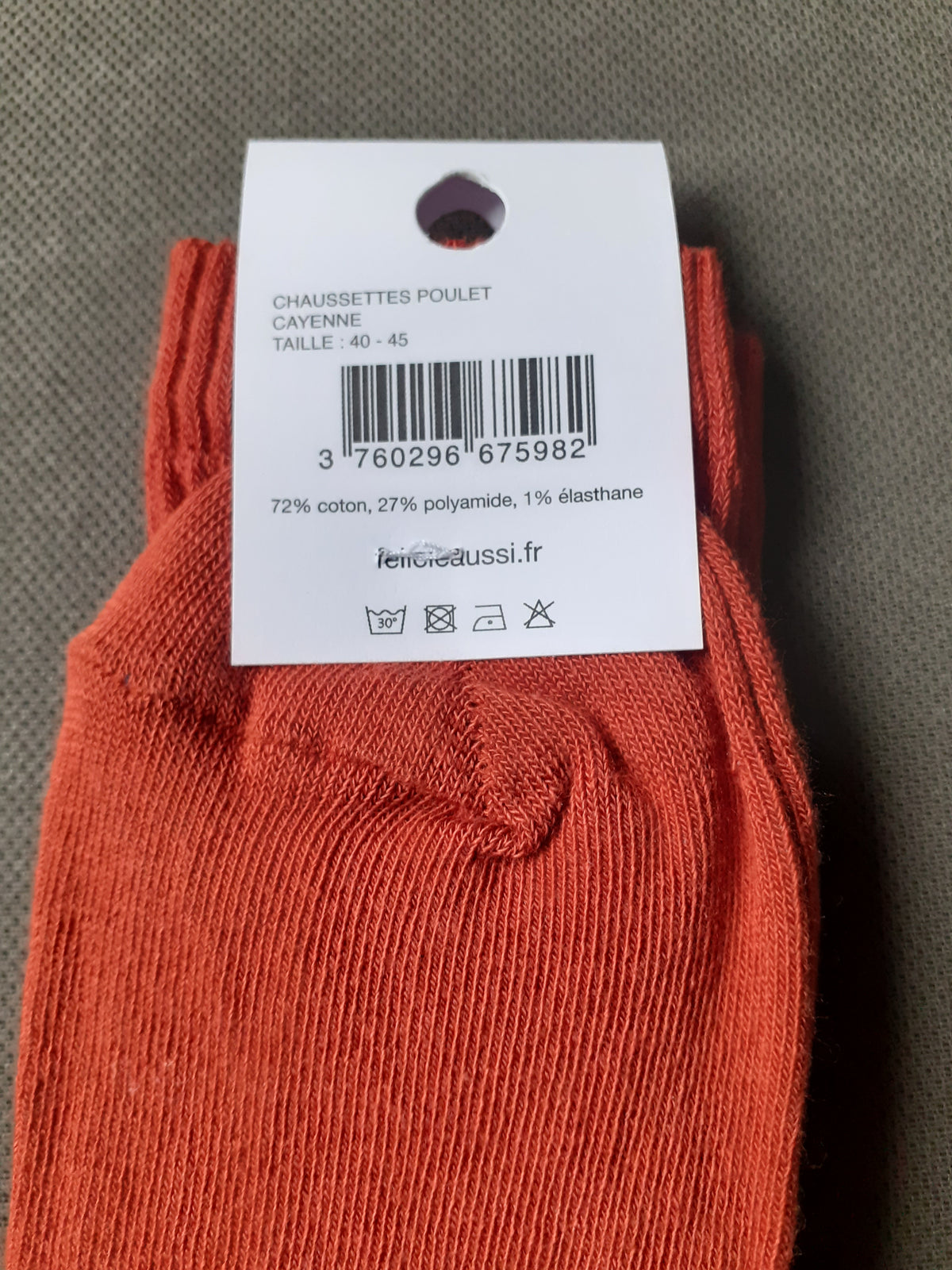 Félicie Aussi - Chaussettes - POULET - cayenne 40/45