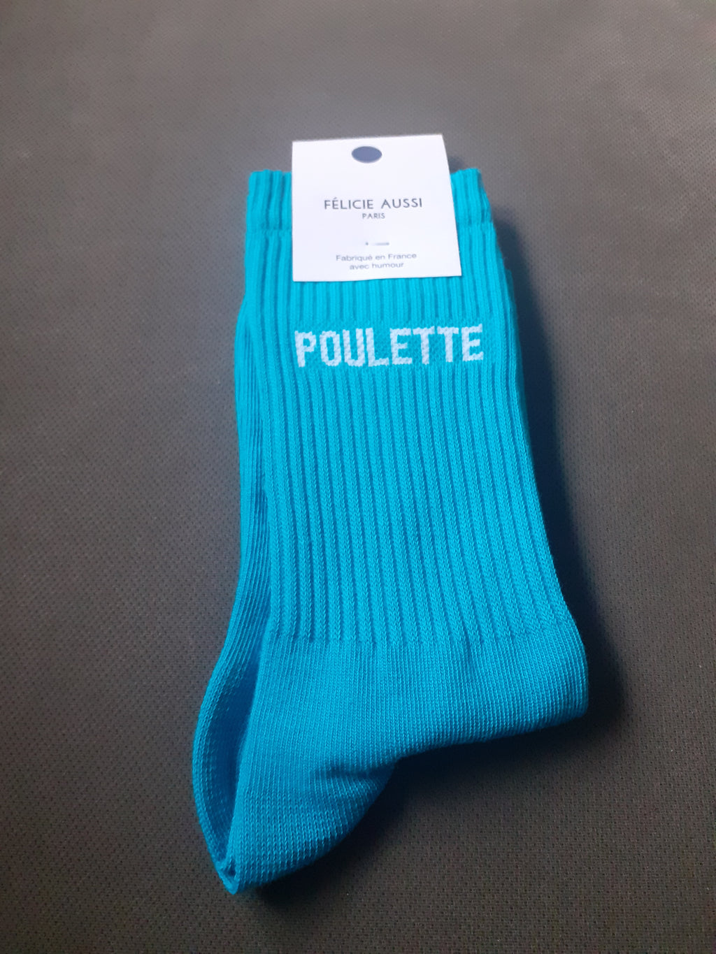 Félicie Aussi - Chaussettes - POULETTE - turquoise 36/40