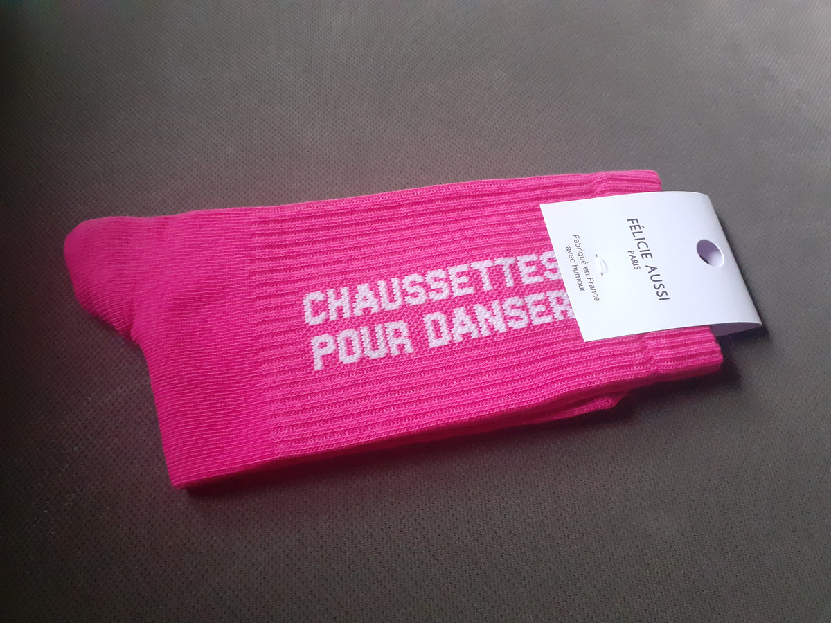 Félicie Aussi - Chaussettes - POUR DANSER - fuchsia 36/40