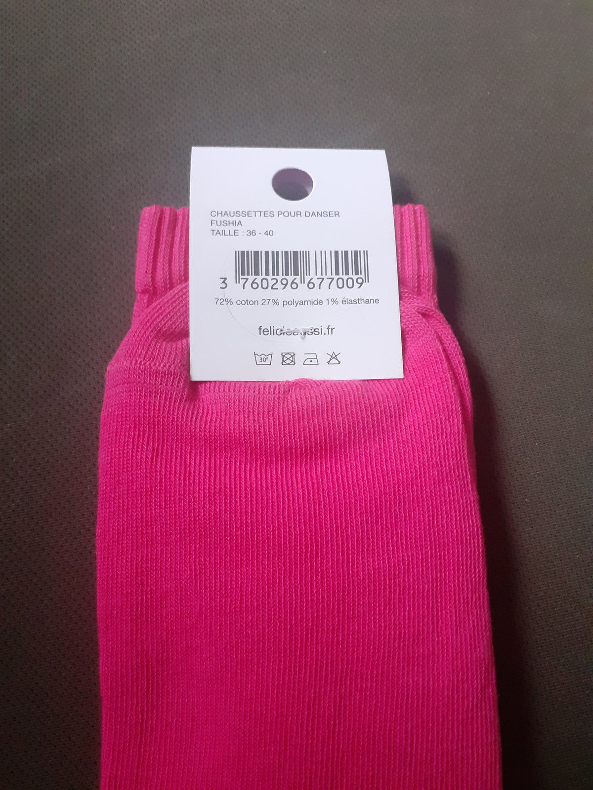 Félicie Aussi - Chaussettes - POUR DANSER - fuchsia 36/40