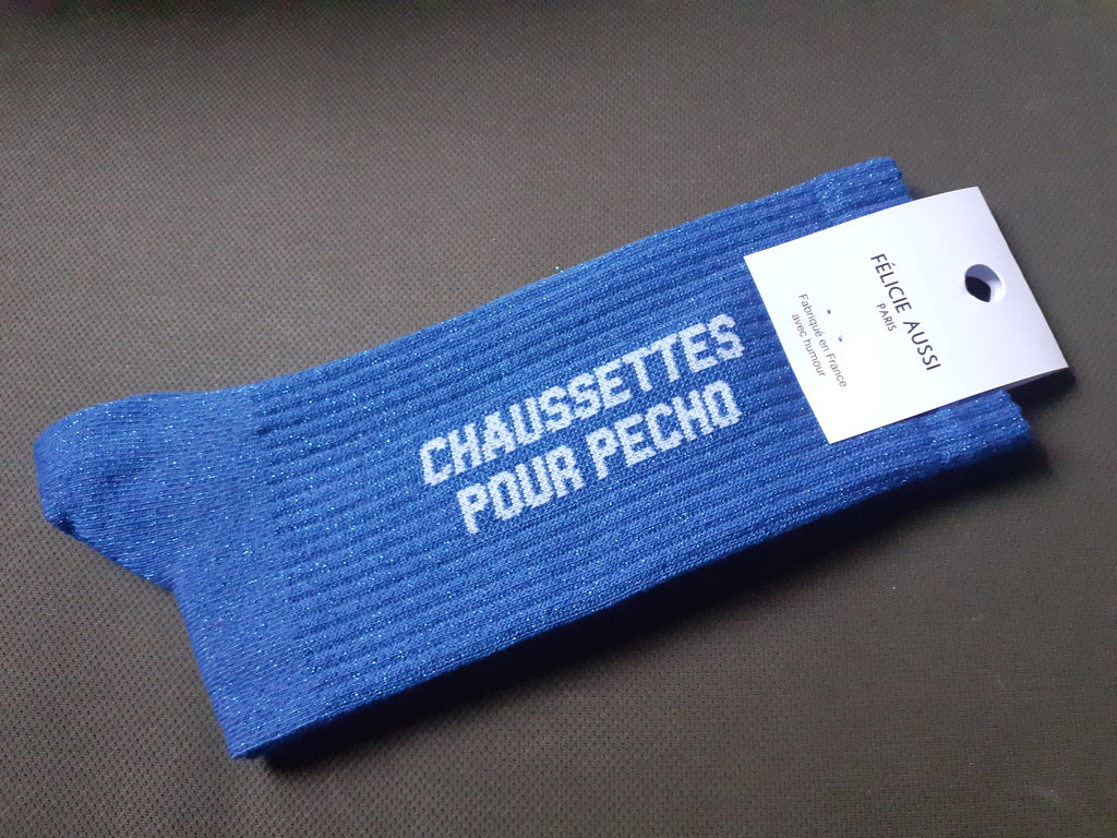 Félicie Aussi chaussettes à paillettes Pour Pecho 40/45