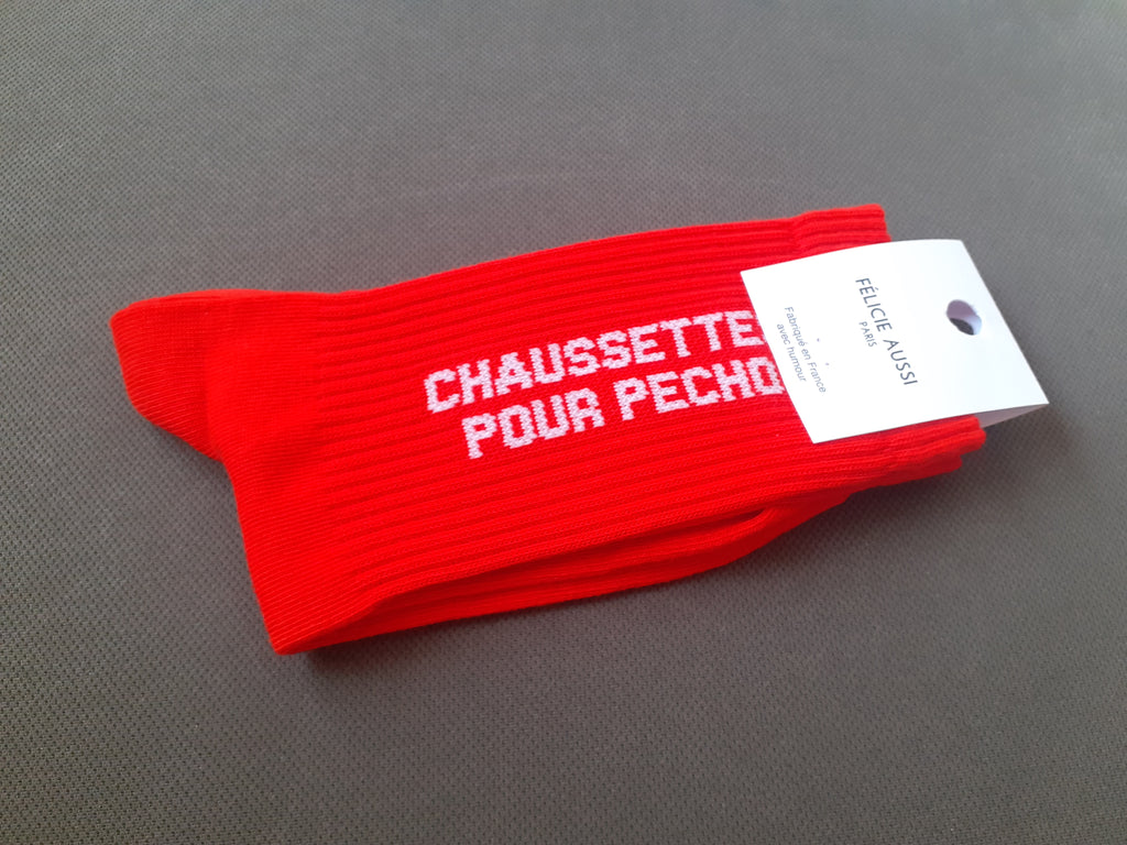 Félicie Aussi - Chaussettes - PECHO - rouge 36/40
