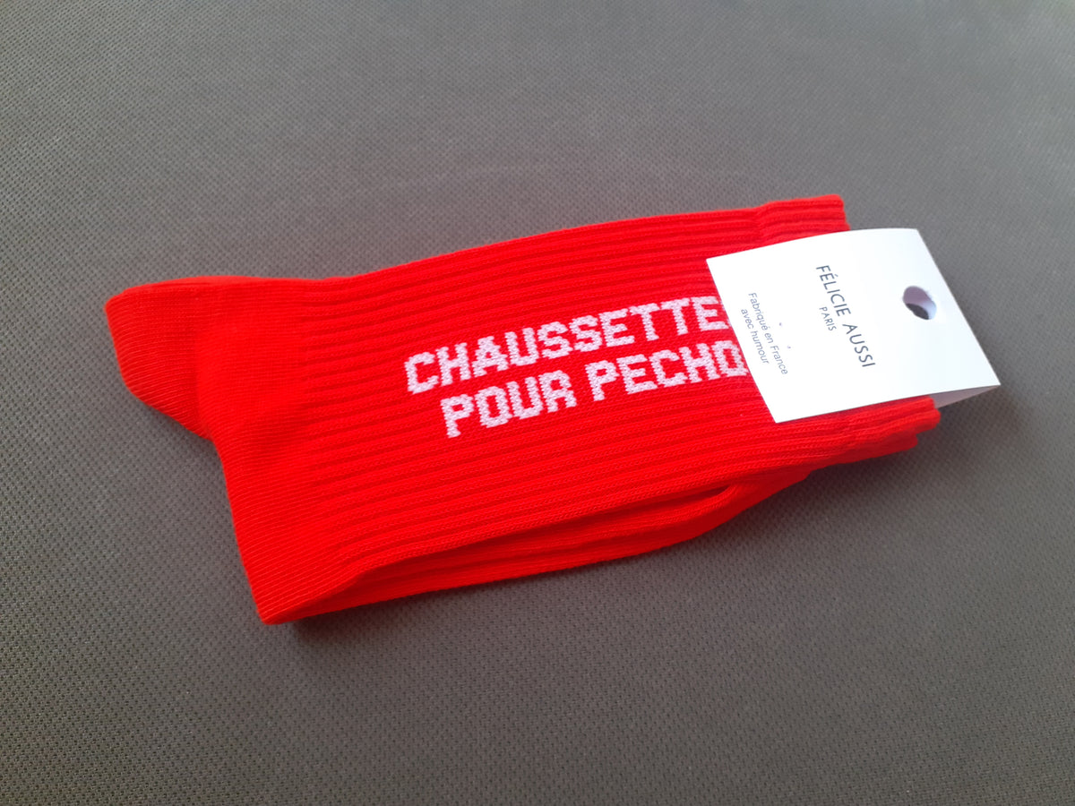 Félicie Aussi - Chaussettes - PECHO - rouge 36/40