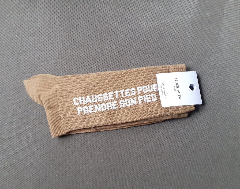 Félicie Aussi - Chaussettes - Pour Prendre Son Pied - chêne 40/45