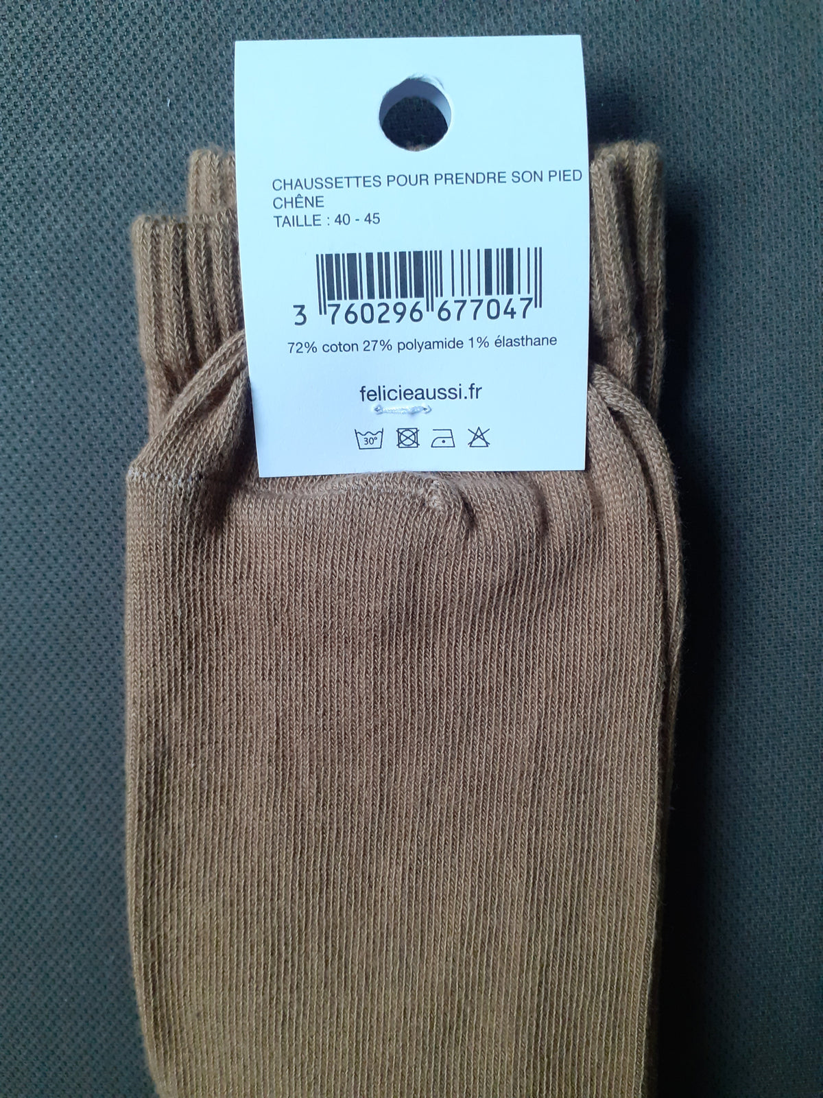 Félicie Aussi - Chaussettes - Pour Prendre Son Pied - chêne 40/45