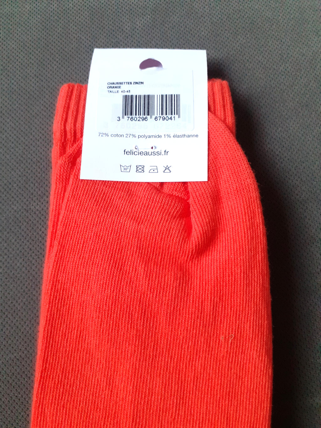 Félicie Aussi - Chaussettes - ZINZIN - orange 40/45
