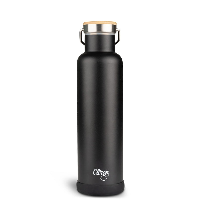 Citron - Bouteille isotherme 750ml - Black (2 bouchons)