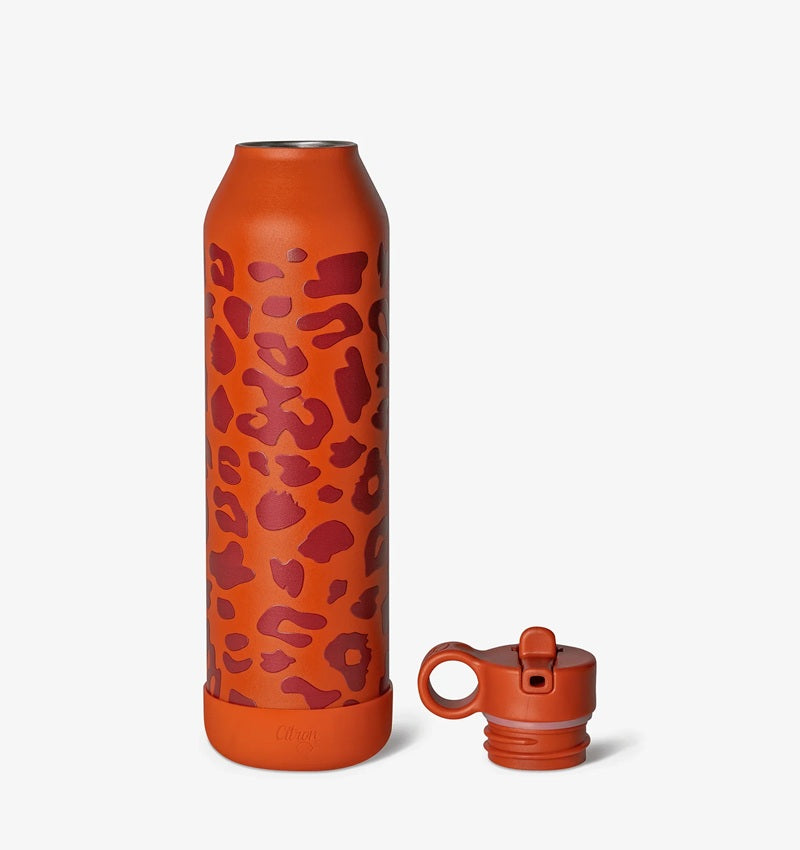 Citron - Bouteille isotherme 750ml - Léopard Brick