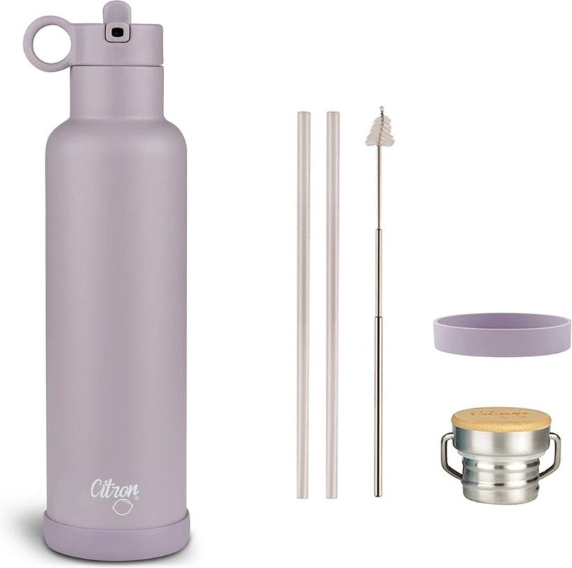 Citron - Bouteille isotherme 750ml - Purple (2 bouchons)