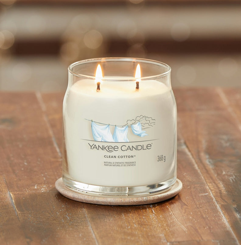Yankee Candle Clean Cotton medium 2 mèches