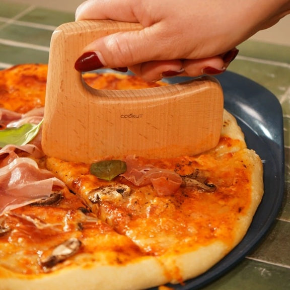 Cookut Plat à Pizza Bleu