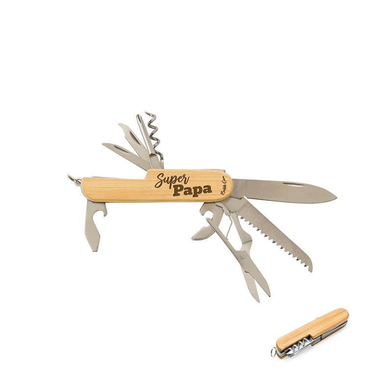 Couteau Multifonctions (9 outils) - Super Papa