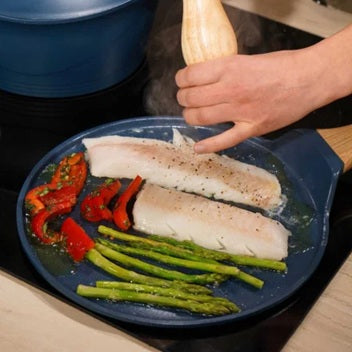 Cookut - Poêle Plancha / Crêpière – 26cm – Myrtille
