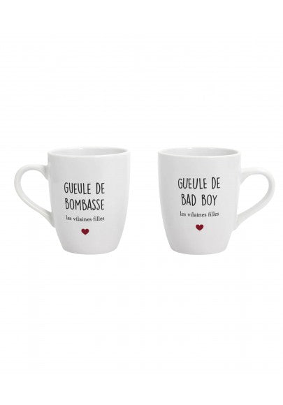 Les Vilaines Filles - Coffret Duo - Mugs Bombasse & Bad Boy
