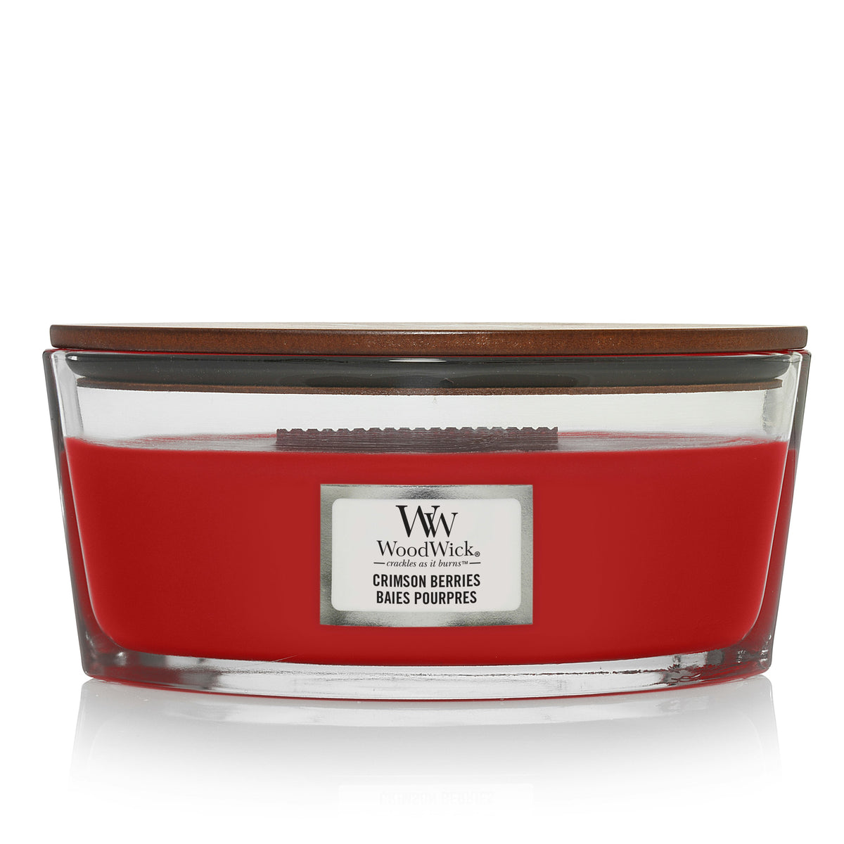 Woodwick Ellipse Crimson Berries (Baies Pourpres) 453gr
