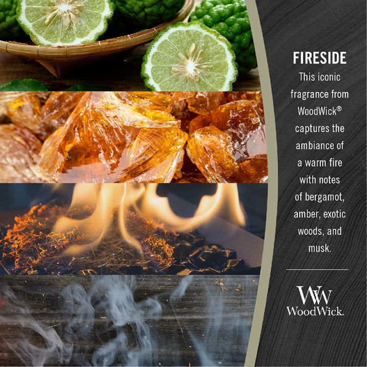 Woodwick Large Fireside (Au Coin du Feu) 609gr