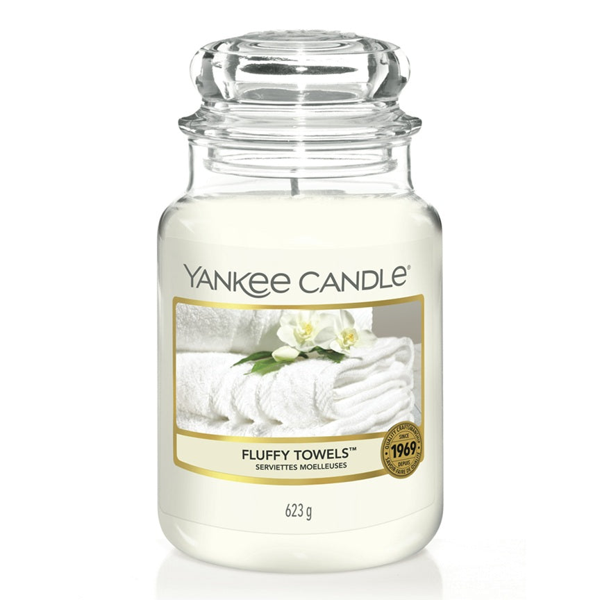 Yankee Candle Fluffy Towels 623gr - Large Jar