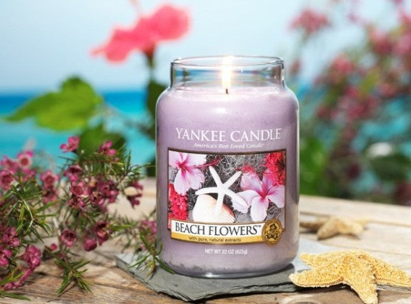 Yankee Candle Beach Flowers 623gr - Large Jar