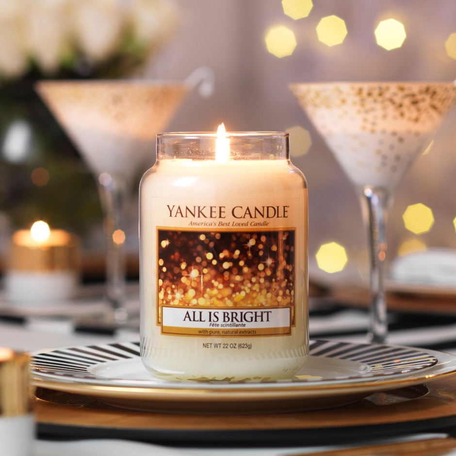 Yankee Candle All is Bright 623gr - Large Jar
