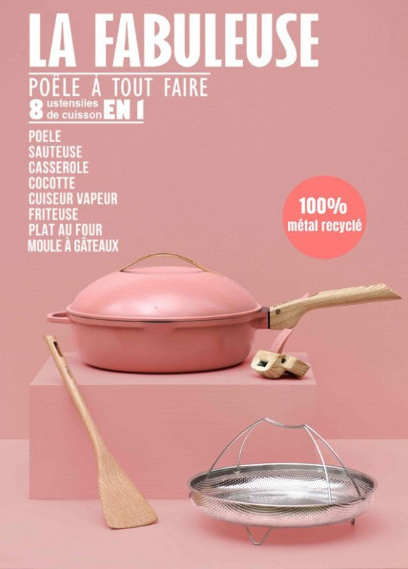 Cookut - La FABULEUSE poêle – 28cm – Pivoine