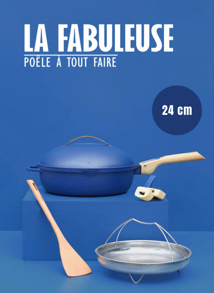 Cookut - La FABULEUSE poêle – 24cm – Saphir