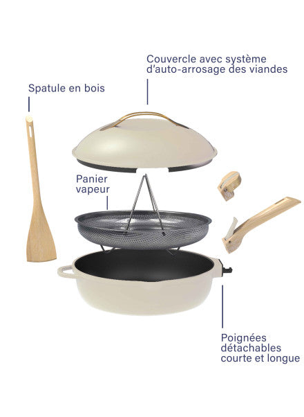 Cookut Fabuleuse Poêle 28cm meringue