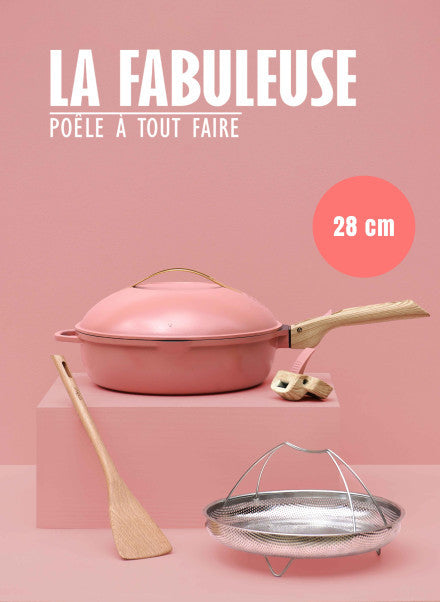 Cookut - La FABULEUSE poêle – 28cm – Pivoine
