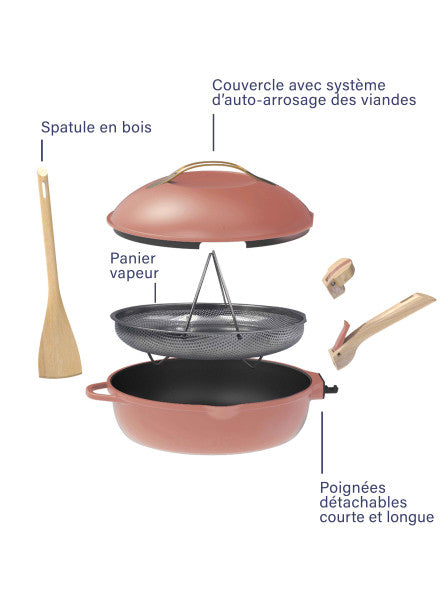 Cookut - La FABULEUSE poêle – 28cm – Pivoine
